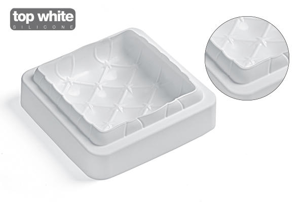 MATELASSÉ SILICONE MOULD 160x160 WHITE T 1 UD