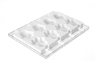 MOLDE SILICONA BOMBON PIE ANIMAL GEL06/B 1 UD