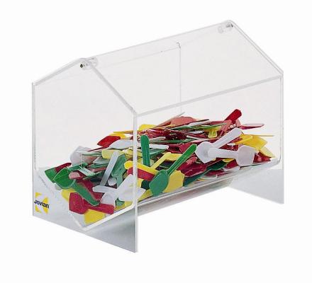 VITRINA HEXAGONAL 14X20X16 CM. 1 UN