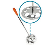 AGITADOR INOX. PARA LIQUIDOS REDONDO 1 UD